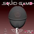 masksoldier9.jpg Archivo STL gratuito El juego del calamar mask/ Squid Game Mask - Front Man Mask Squid Game・Objeto imprimible en 3D para descargar