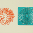 download-6.png Free STL file Flower Stencil・3D printer design to download