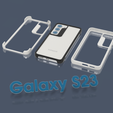 S23-bumper-two.png STL file Samsung Galaxy s23 bumper with lens protection (two designs)・3D print model to download