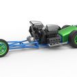 1.jpg Dragster old school à 6 roues à moteur avant Diecast Échelle 1:25