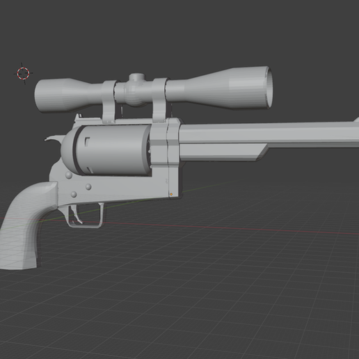 辐射新维加斯 狩猎左轮 fallout new vegas 3D model