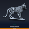 08_printed_proof.png Cybernetic Cat Figurine - 3D Printable STL File