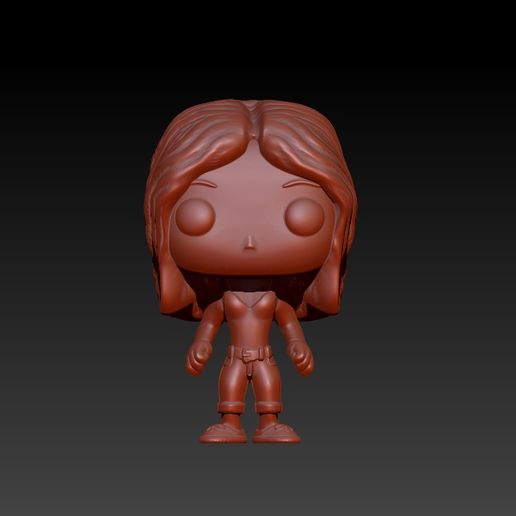 FUNKO POP GIRL 3D model
