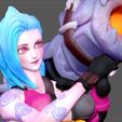 23.jpg JINX LEAGUE OF LEGENDS PRETTY sexy GIRL GAME ANIME CHARACTER LOL