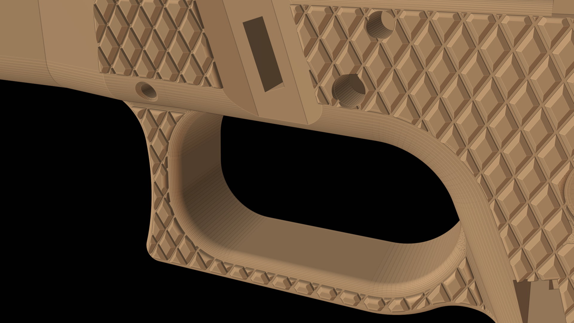 g26_4.png 3D file Glock 26 DIY Frame・3D printer design to download, Anti-Matter3D