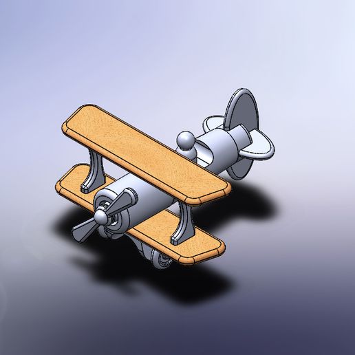 Free STL file toy plane・3D printer design to download・Cults