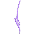 Couteau papillon - Lame - Ornement 2 - Vert (x4).STL APEX LEGENDS - OCTANE - Butterfly knife