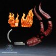 8.jpg Hell Boy Crown & Thorns 3D Printer STL File