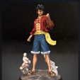 01luffy vertical.jpg Luffy - One Piece for 3d print model
