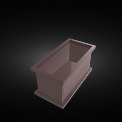 Без-названия-4-render-5.png STL file Rectangular flower bed・3D print design to download