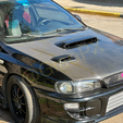 10.png Escudo de indução do respiradouro do capot do Subaru Impreza GC8