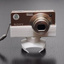 7a423c08642597e24a62fb461a8ff5c7_display_large.JPG Archivo STL gratis Adaptador de bastón de esquí para Sony DSC-WX1・Modelo para descargar y imprimir en 3D