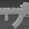 zenitak2.png 3D Printable Zenit-style AKM Model, scale gun model