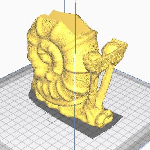 snail sponge bob cutlery drainer 3D model