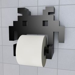 1.jpg Бесплатный 3D файл Toilet Paper Holder・План 3D-печати для скачивания