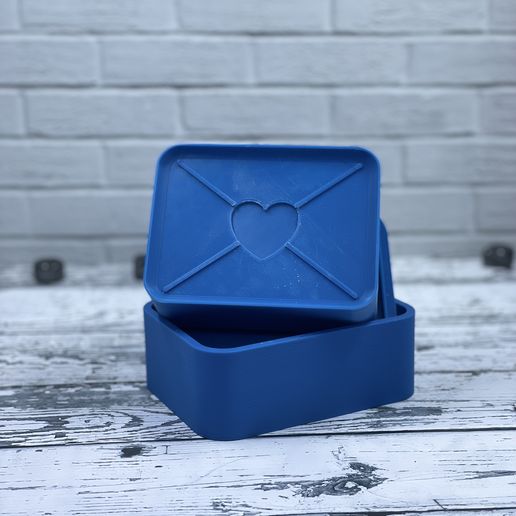 Love Letter Bath Bomb Mold-Commercial License 3D model