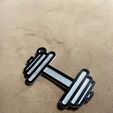 Dumbbell.jpg Dumbbell Keychain