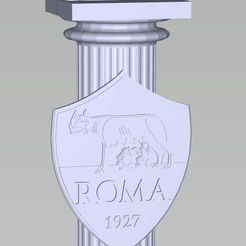 wolf-grey.jpg STL file AS Roma Pillar・3D printer model to download