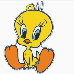 piolin-tinker.png Archivo STL Llavero Piolín Looney Toons・Objeto de impresión 3D para descargar