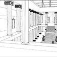 8.png Ancient Roman Government Building 3D model