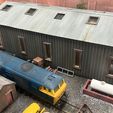 HO Scale Modern Two Stall Engine Shed