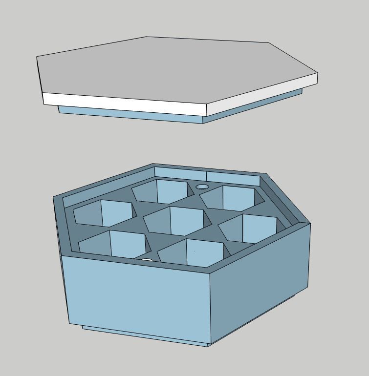 Download STL file Infinitely Stackable Dice Box • 3D printer template ...