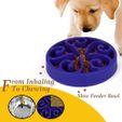 61i9SM8aTNL._AC_SL1000_.jpg Pet Slow Food Bowl Dog Cat Puppy Choke-Proof / cast molding with draft angle