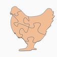 gallina.jpeg Rooster, chicken and elephant puzzle - rompecabezas
