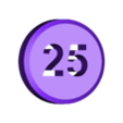 25_coin v1.stl Coins compatible with Fisher Price cash register