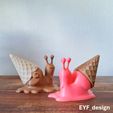 4.jpg Snail Ice Cream Figure