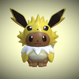 081626BC-C73D-410B-8383-B39667CDBD22.png STL-Datei Eevee verkleidet als Jolteon・Design für 3D-Drucker zum herunterladen