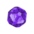 d20a.stl BASTELN'S HOMEBREW: "OUTTIES" FACETED POLYHEDRAL DICE