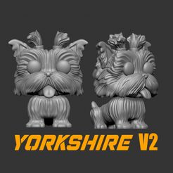 Sin-título-ERTYJ.jpg STL file YORKSHIRE TERRIER V2 FUNKO POP VERSION 2・3D printable design to download