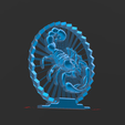 56.png Scorpion Figure - Suspended 3D - No Support - Thread Art STL