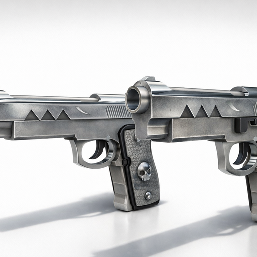 KID TWIN GUNS - WEAPON COSPLAY SOUL EATER