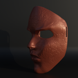 7.png Printible Human Cosplay Face Mask 3D print model