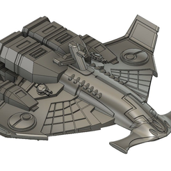 emissary.PNG Free STL file Tau Light Cruiser・3D printable design to download