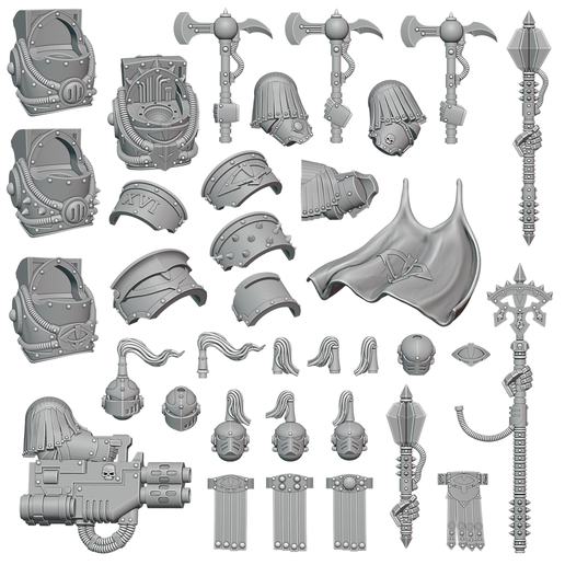 kit-preview.png Файл 3D Horusons Jousting Experts Conversion Kit・Идея 3D-печати для скачивания, lordchammon