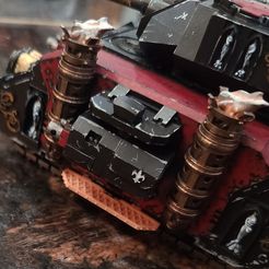 Holy-Tank-NerfBar01.jpg Free STL file Nun's Tank and Transport Add-ons・3D printer model to download