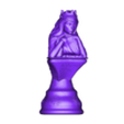 Queen FDM.obj MEDIEVAL CHESS 3D PRINT