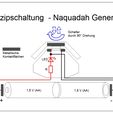 Prinzipschaltung - Naquadah Generator Ut Schalter QR durch 90° Drehung é (a pl Metallische My, XA Kontaktflachen C4 LL LED IK XO ( R J Soa _- Klemme { / | \W) } 15V( ( }) 4,5 V (AA) Me / }} \ / 3 V Naquadah Generator (Stargate)