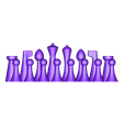 chessV2_top.STL Free STL file Multi-Color Modern Chess Set・3D printable object to download