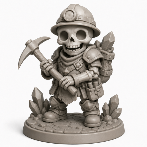 Skelly Miner 3D model by jerryclinton