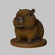 cute-capybara-chibi-figurine-desk-toy-3d-print-stl-1.png Cute Capybara Chibi Figurine Kawaii Desk Toy