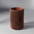 vase_0004_01_a.jpg Файл STL Ваза 0004 - Полосатая ваза・Шаблон для 3D-печати для загрузки