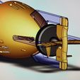 ruderanlenkung.jpg SuSiSub60 Remote Control Submarine RC Submarine