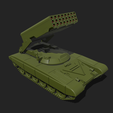 75824289-4871-4159-8F9F-B70818E8F1A5.png MILITARY VEHICLE TOS-2A ROCKET LUNCHER SCALE MODEL | 3D PRINT