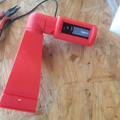 20181104_134731_resized.jpg Support de webcam C170 avec mécanisme rotatif à ressort (support adapté au cadre tout métal des pièces de fabrication)