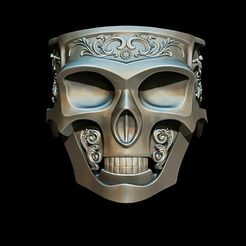 Capture-face.jpg STL file DESIGN SKULL RING・3D printable model to download