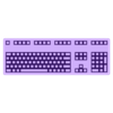 clavier 1.stl Keyboard (scale 1/35)